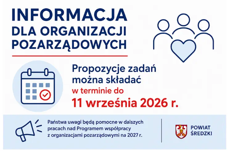 Zgłaszanie propozycji do Programu Współpracy na 2027 rok