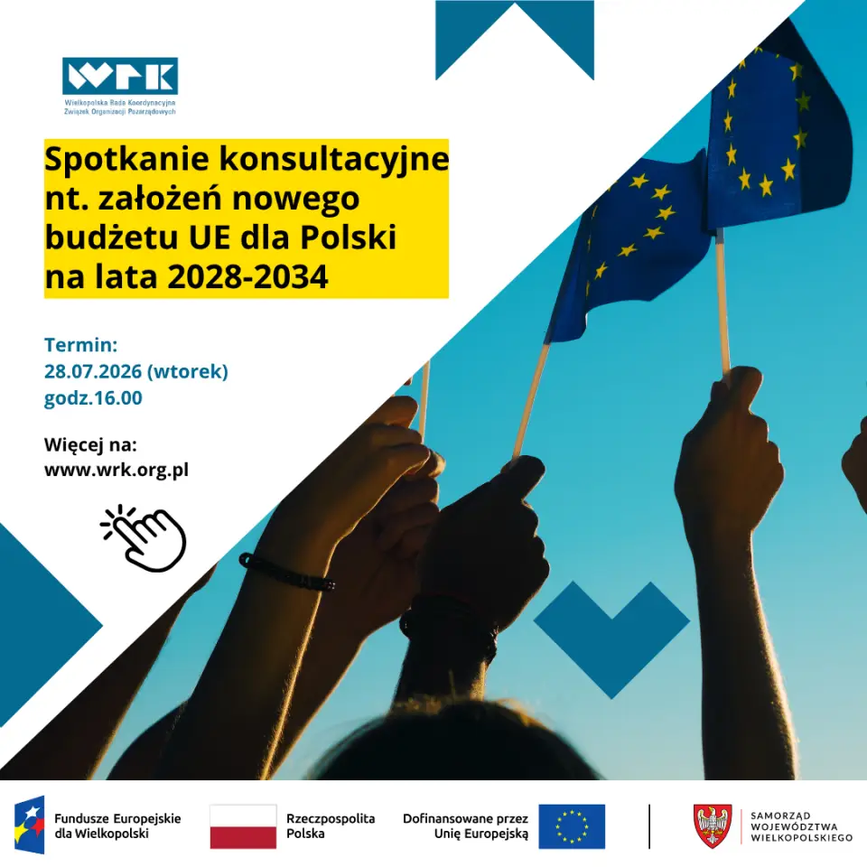 Spotkanie konsultacyjne dla organizacji pozarządowych w Wielkopolsce